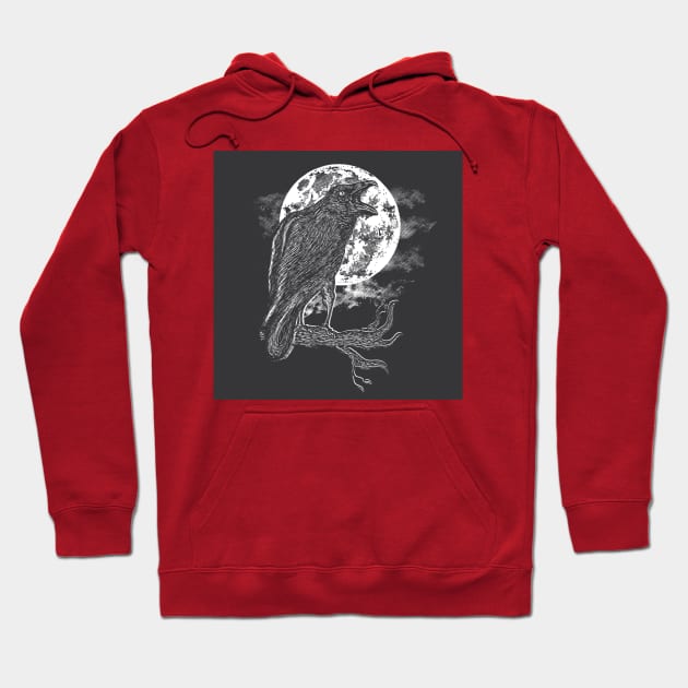 Night Caw Hoodie by Daletheskater